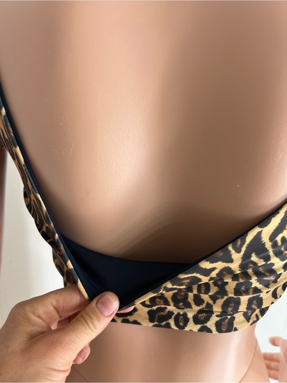 Cheetah Leopard Print Sports Bra Swim Tank Top- HandMade in USA - Picture 7 of 10